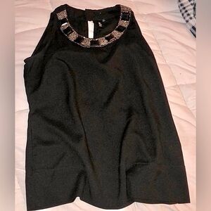 Essentials by MILANO black sleeveless blouse